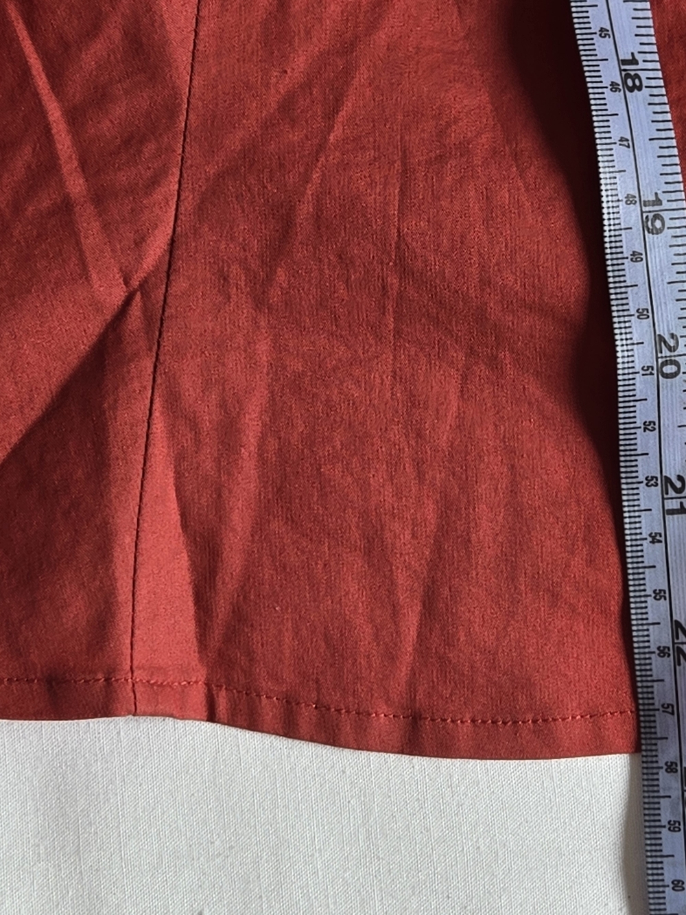 Vintage Valentino Red Button-Front Detail Top 90s 1990 Preppy Minimal - Picture 8 of 9